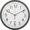 Downbeat 664501 16.5 in. Quartz Wall Clock - White Face  Black DO3746274